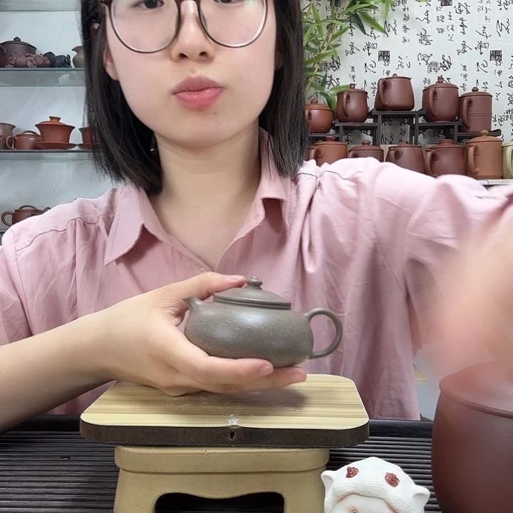 茶杯紫砂原矿团泥寒江壶150CC左右没礼盒