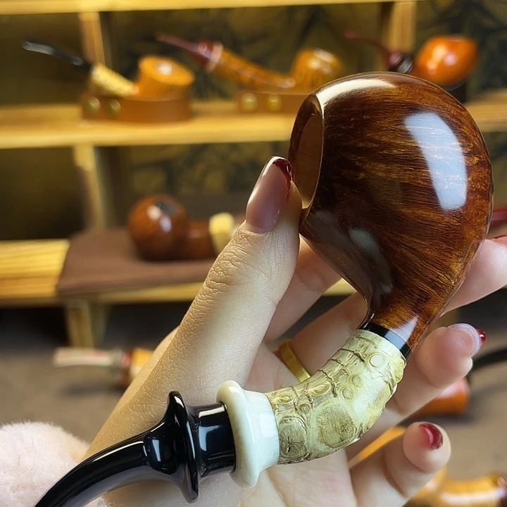 自由式竹节苹果斗。