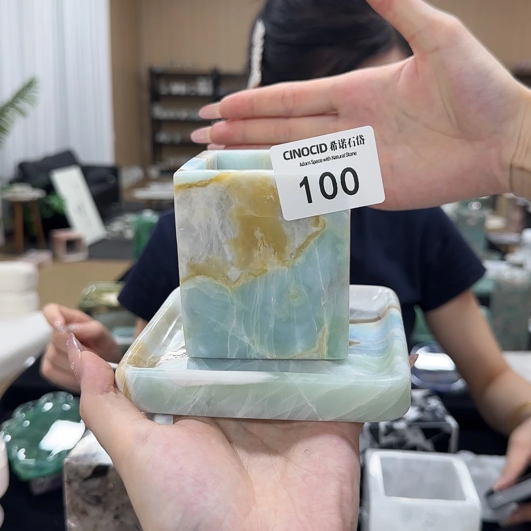 石材别**瓜100 马尔代夫蓝套组