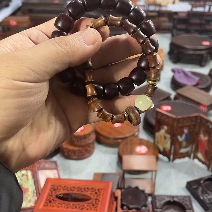 紫砂红木底座工艺品红木底座工艺品2串