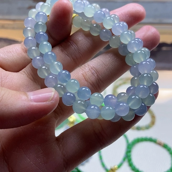定制翡翠未镶嵌缅甸翡翠A货卡6.6