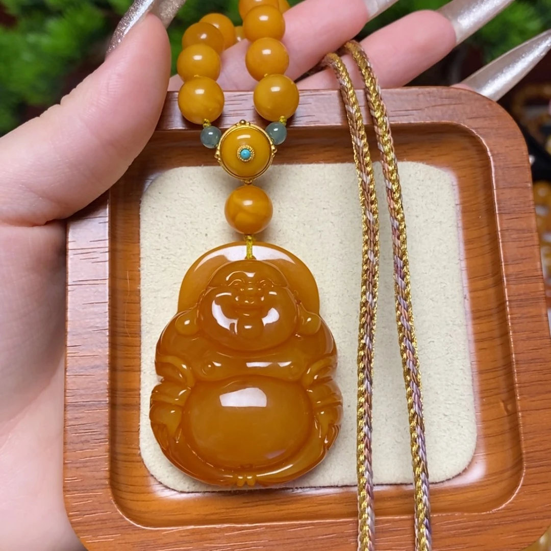 【闪购商品】未镶嵌颈饰蜜蜡项链