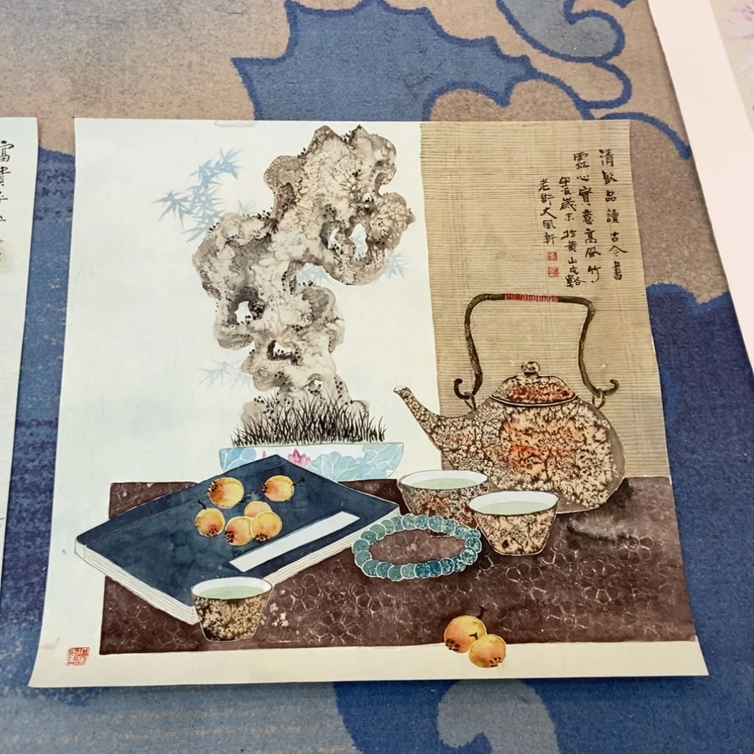 【闪购商品】国画山***峰墨鱼精品墨鱼精品