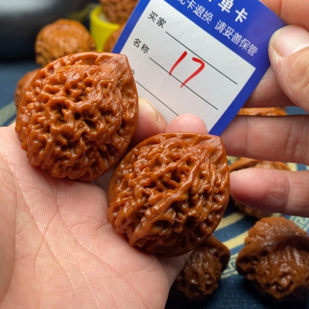 文玩核桃把件官帽40