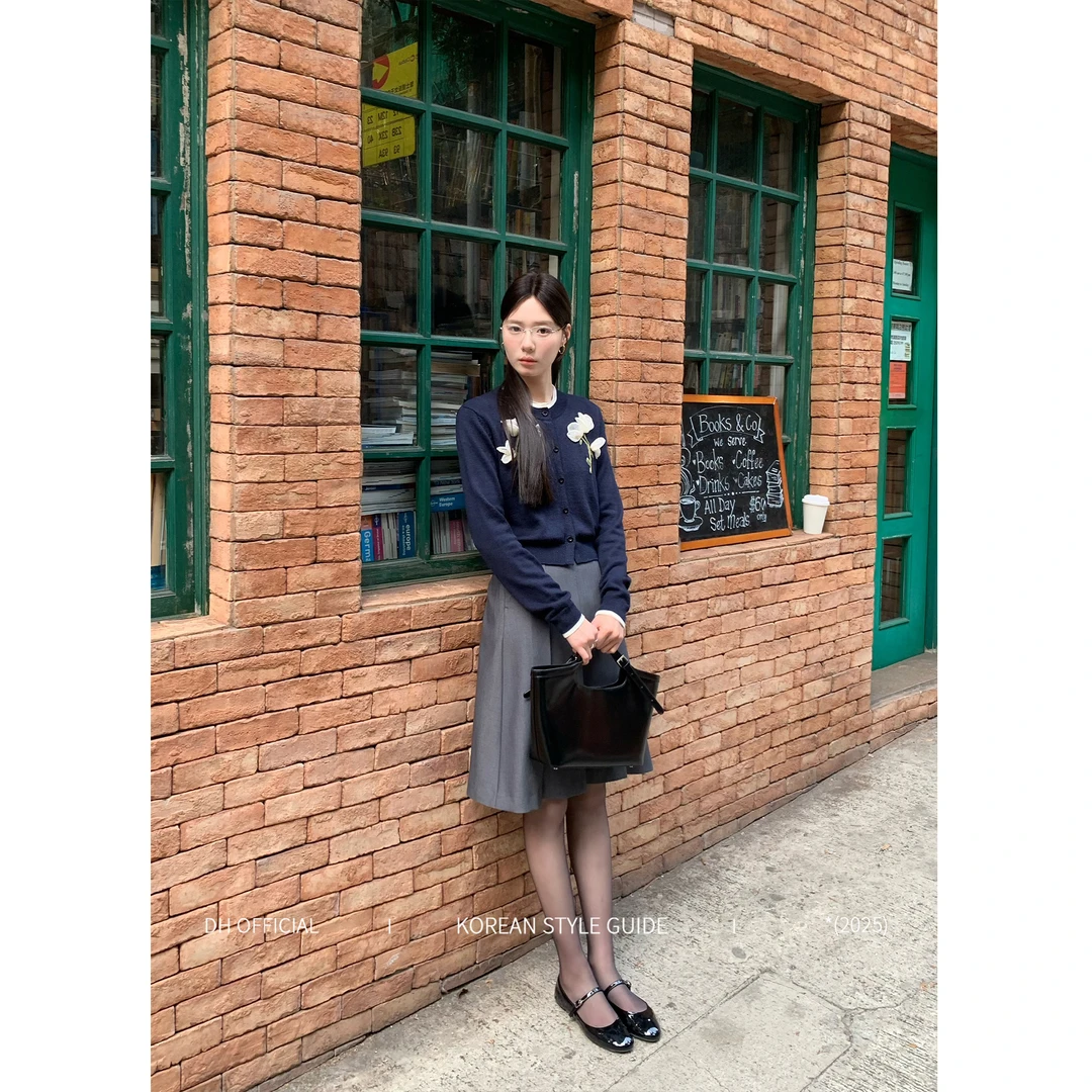 DH OFFICIAL 大花【优等生 top】杂志风A字显瘦欧若风休闲半身裙