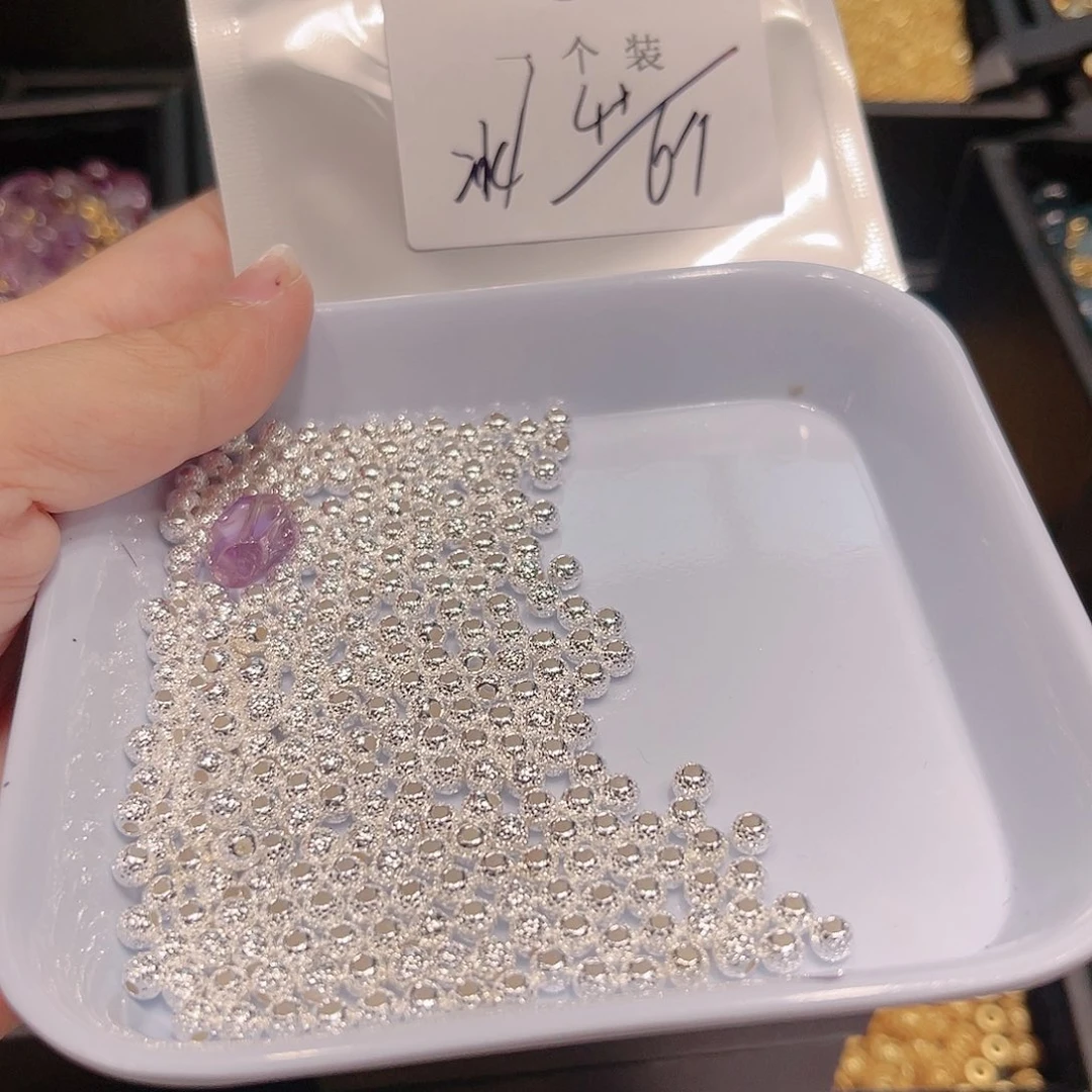 紫晶珠宝半成品银S925镶嵌35