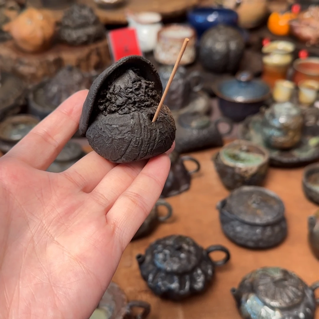 钓鱼翁香插茶宠盖置