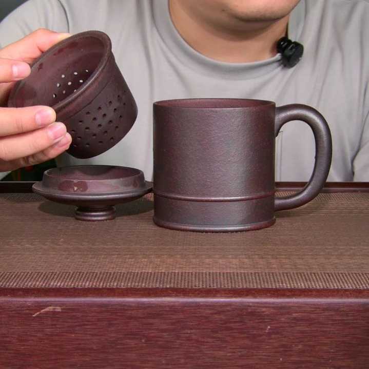茶杯紫砂高货放漏