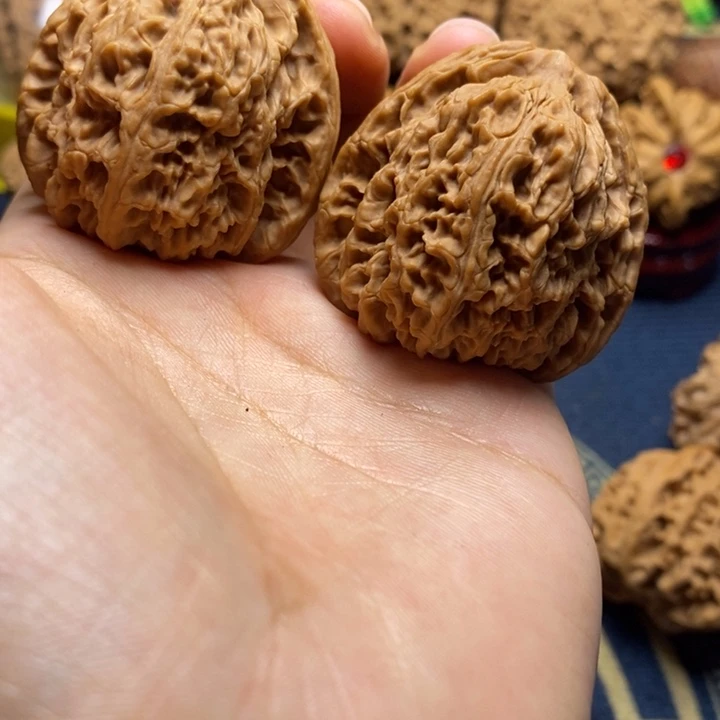 骑****象文玩手把件南疆石41