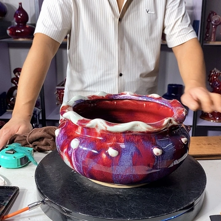 瓷片中国神垕精品钧瓷
