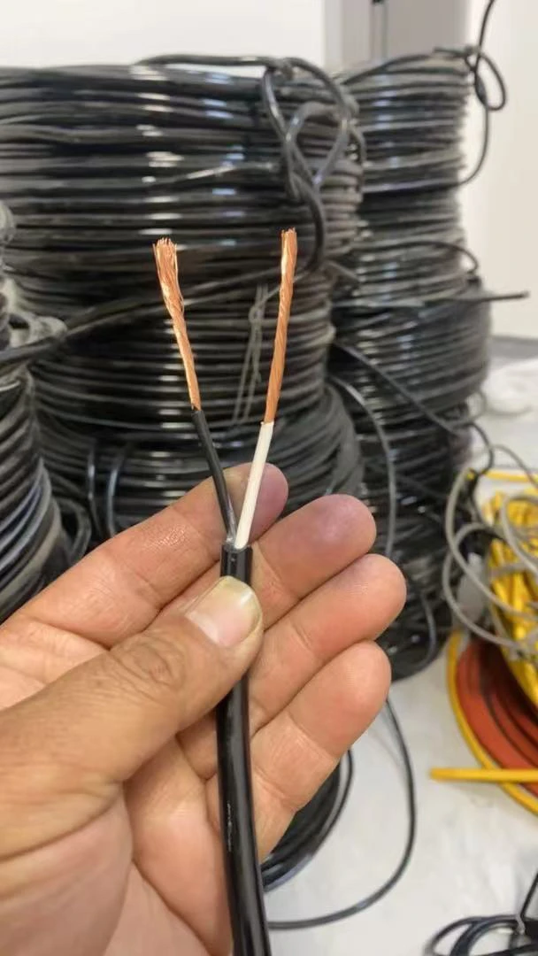 2X2.5平方【红丝无字款 收藏品】旧货聚氨酯橡塑电线