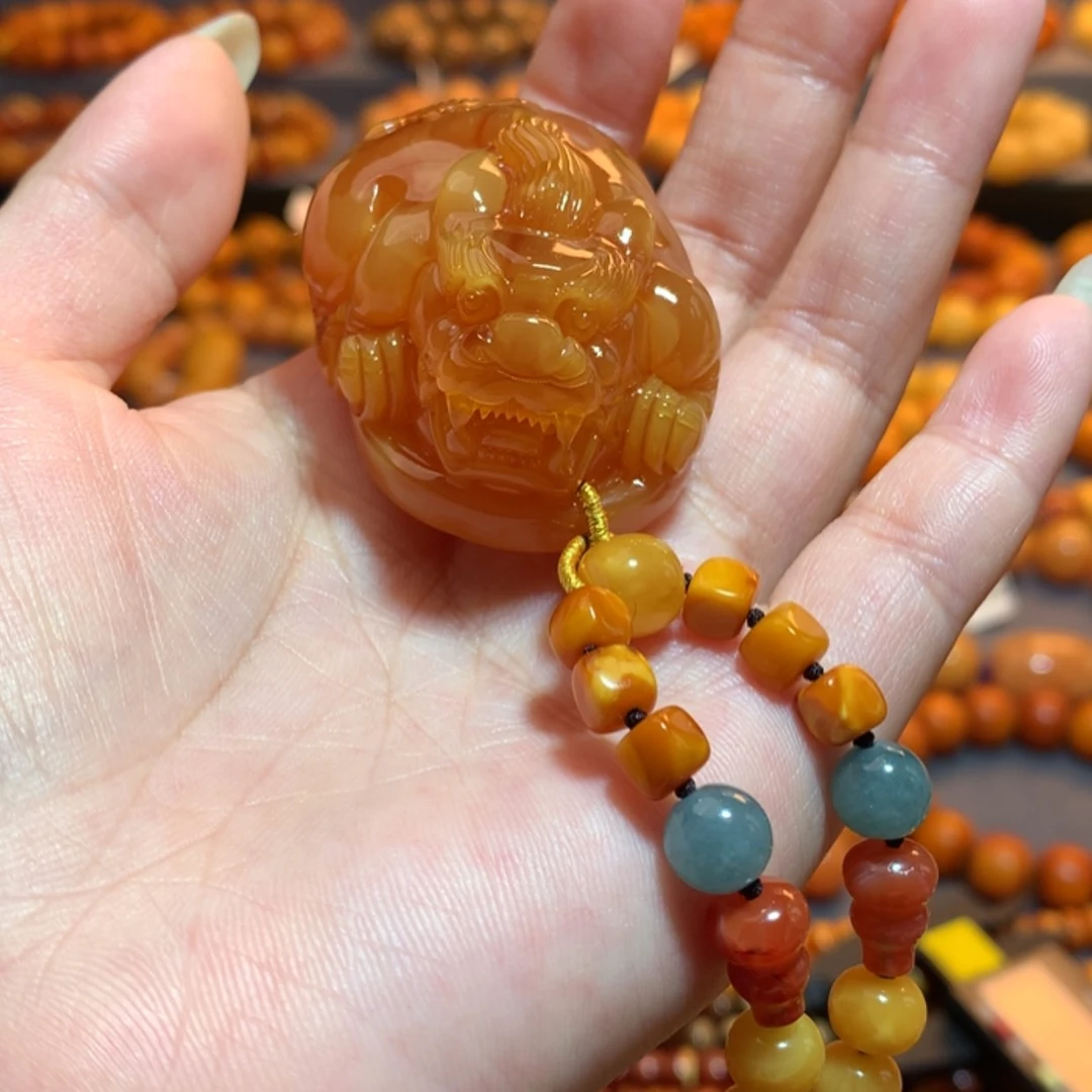 【闪购商品】蜜蜡吊坠(赠链)未镶嵌