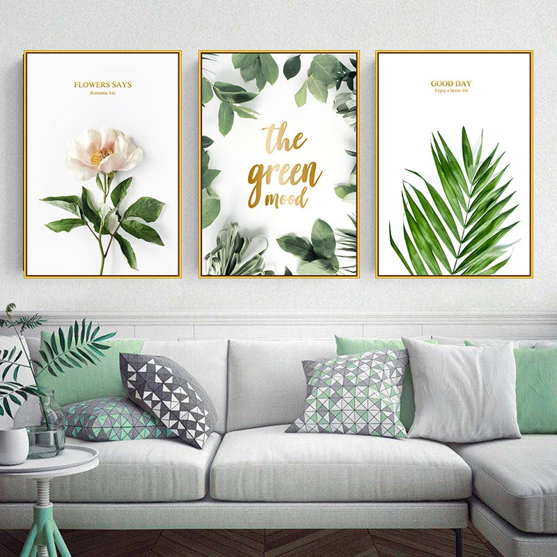 墙贴自粘客厅沙发三联画卧室床头装饰画壁画贴纸房间布置网红贴画