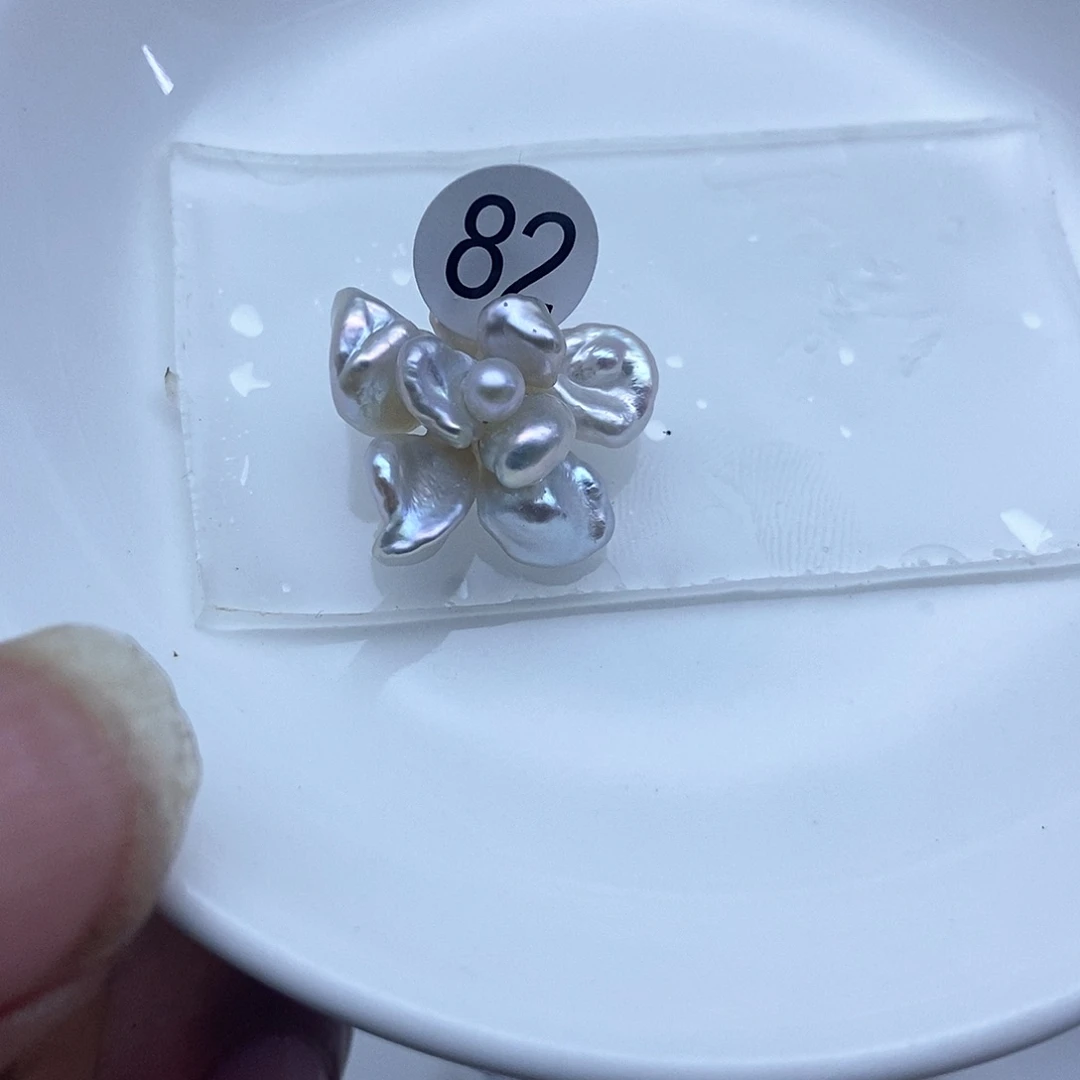 合金淡水珍珠吊坠重**妹