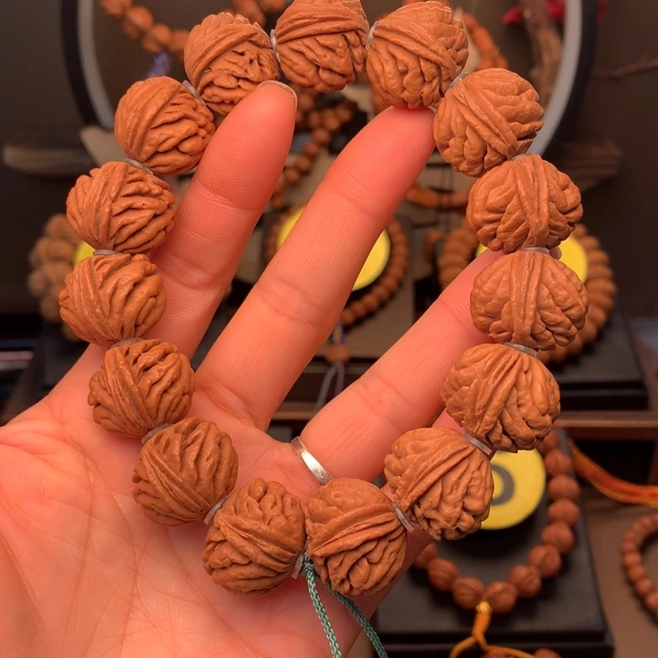 桃核吊坠原桩刺龙21