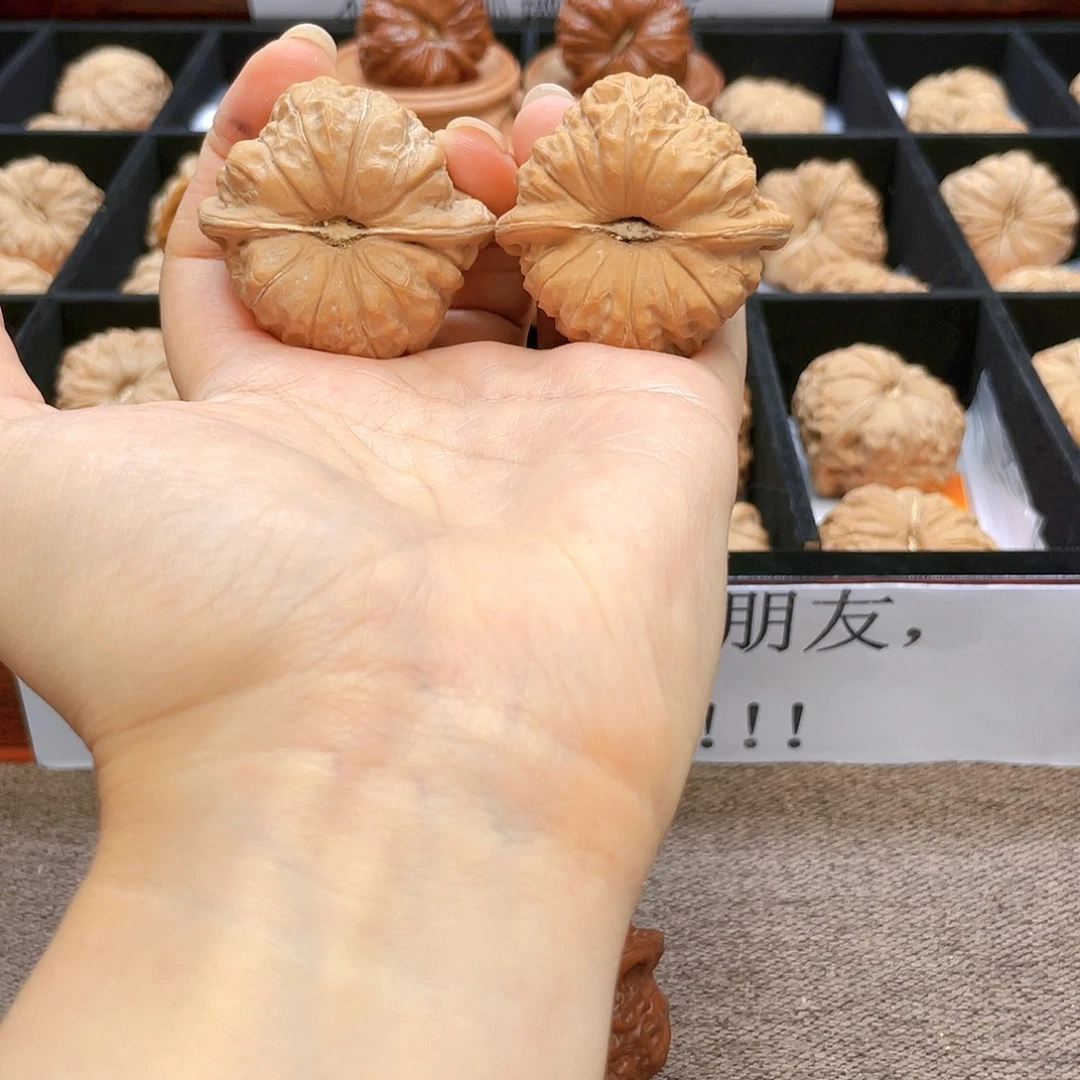 文玩核桃把件42毕业级超凹底，255