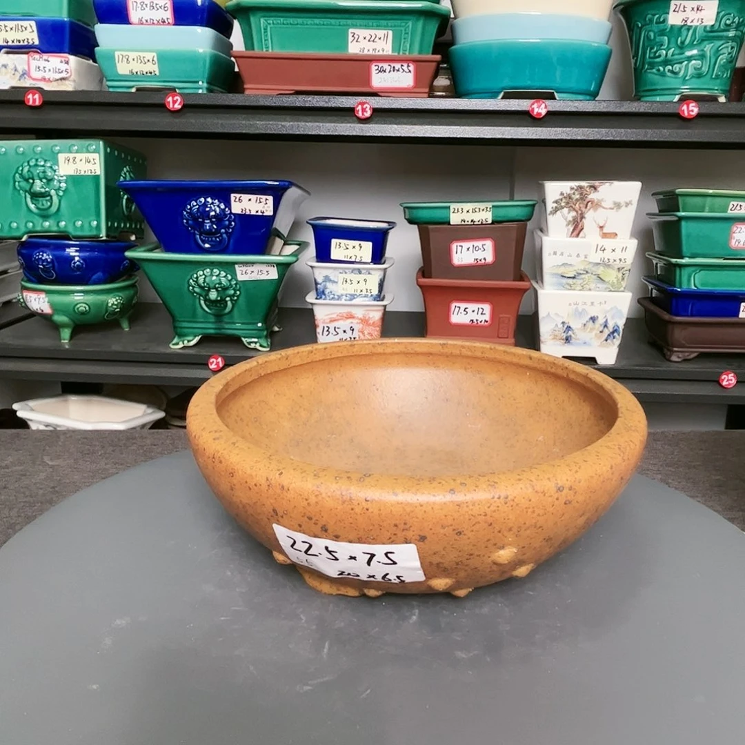 红陶紫砂花盆里面