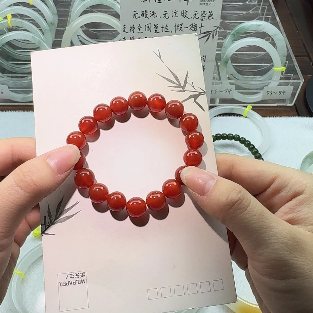 石英岩玉合金手链