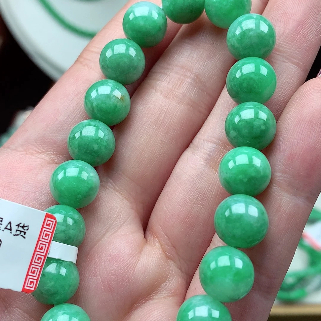 翡翠未镶嵌毛衣链