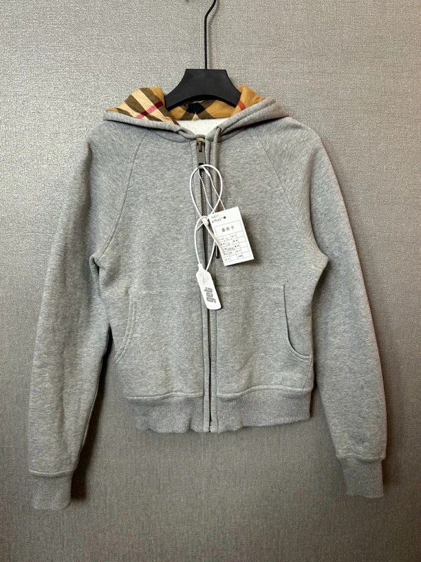 95新 BURBERRY/博柏利 Burberry灰色卫衣外套95新