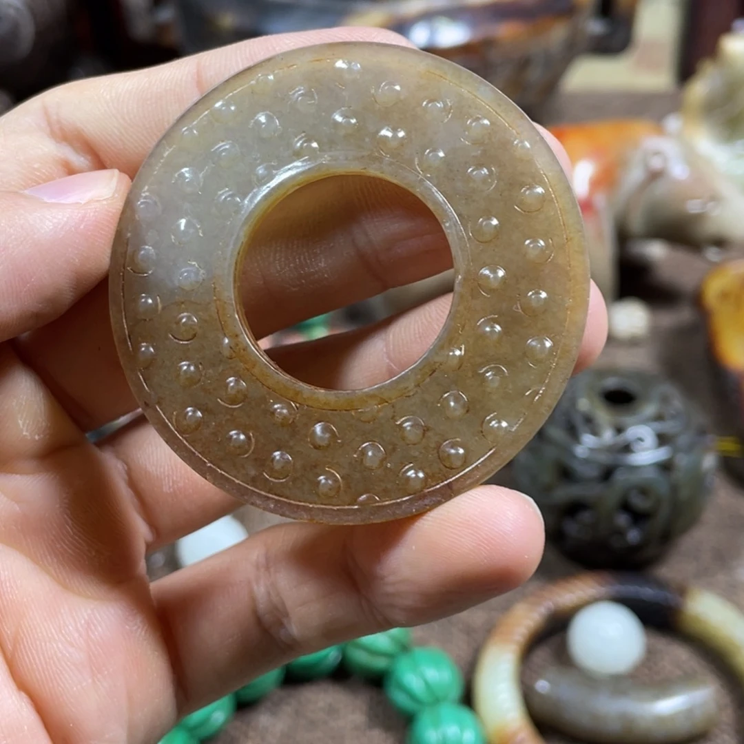 和田玉未镶嵌吊坠(不含链)