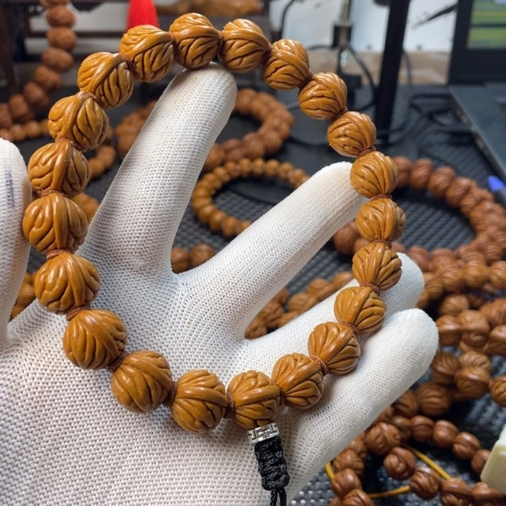 桃木秦岭野生龙纹桃核