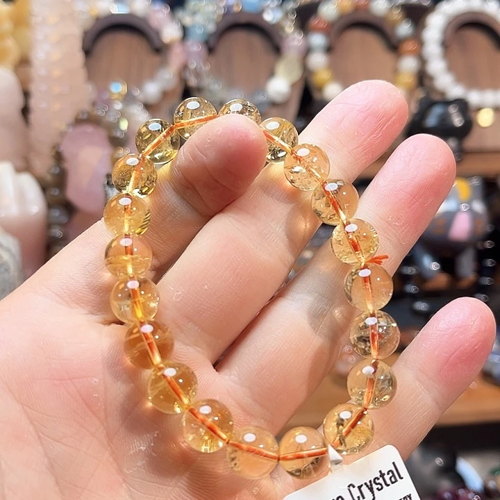 水晶手链未镶嵌黄水晶