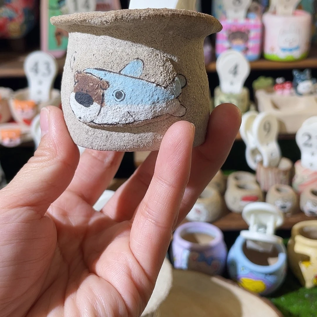 红陶1……手工手绘