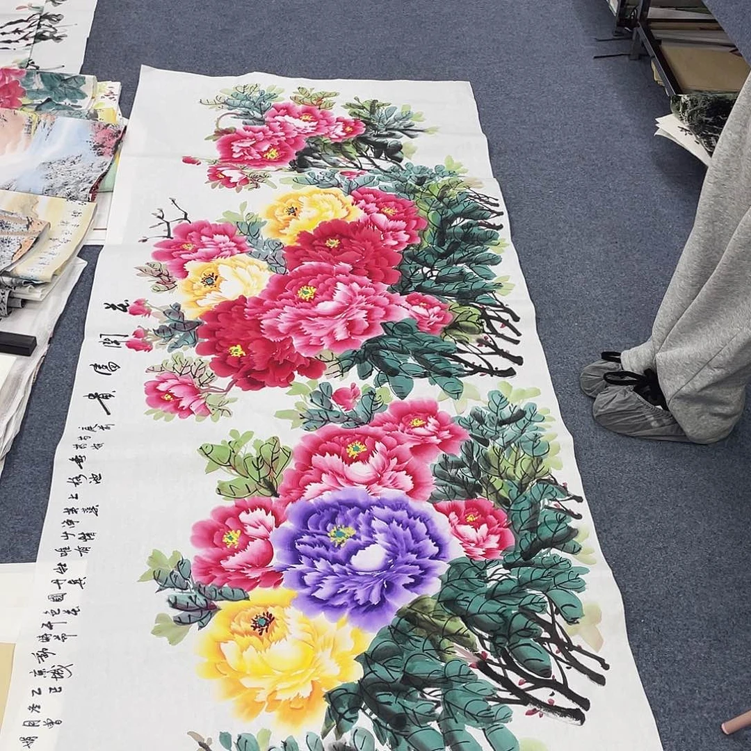 国画作品小姐姐放漏…