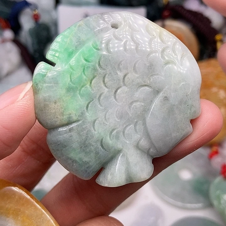 未镶嵌挂件翡翠翡翠
