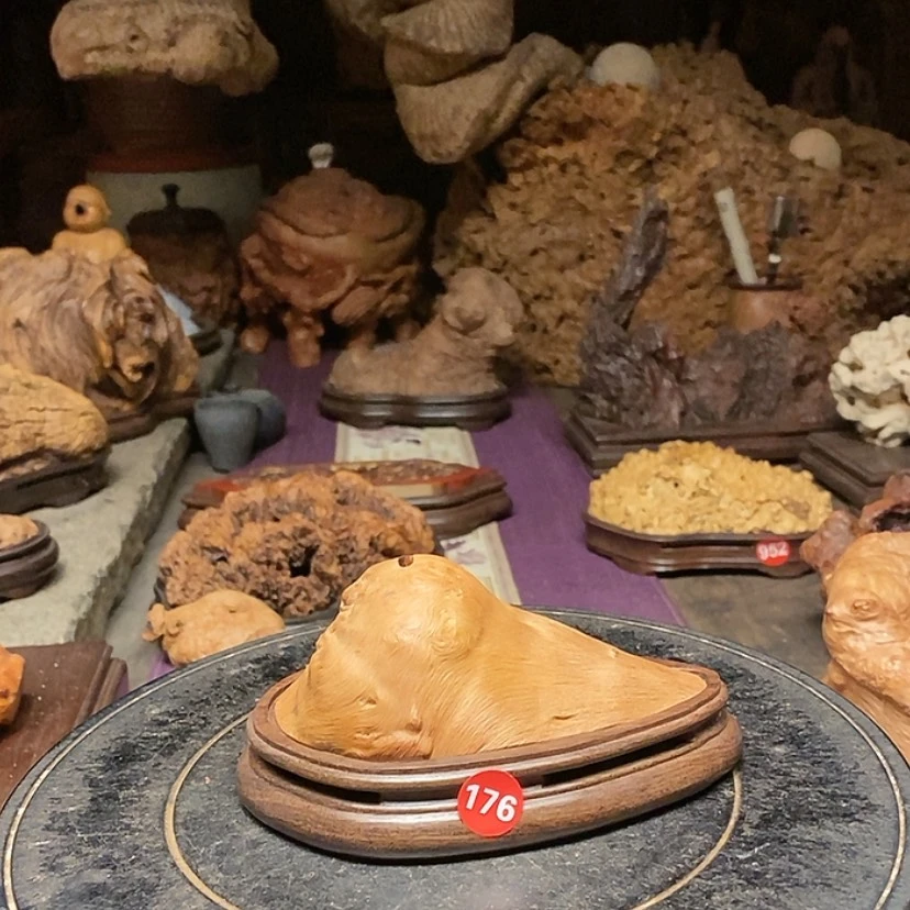 【闪购商品】176号荔枝木香炉工艺