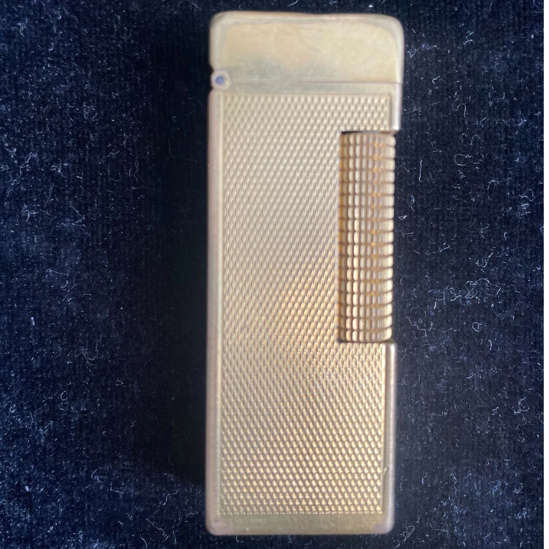 d家二代金麦粒纹气体打火机