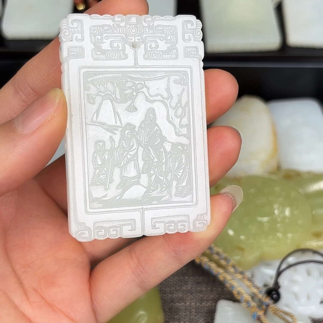 和田玉（糖玉）未镶嵌挂件