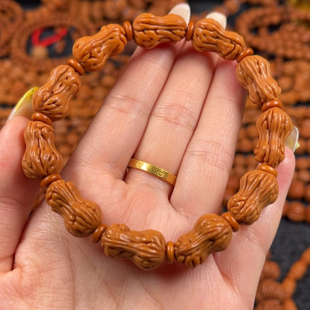 吊坠桃核A12链接手串