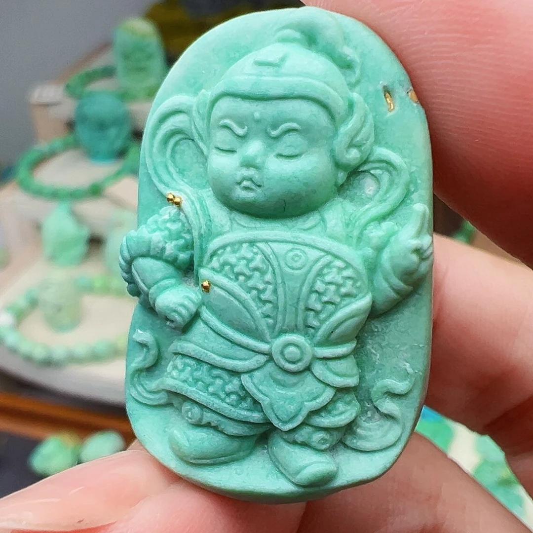 绿松石未镶嵌主播万珍