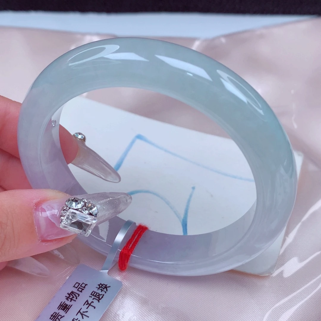 翡翠手镯未镶嵌天然缅甸翡翠A货手镯