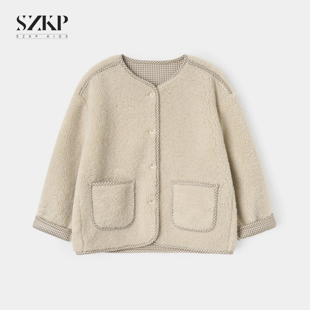 SZKP冬季新款女童装保暖上衣中大童休闲时尚儿童外套BGYD557137