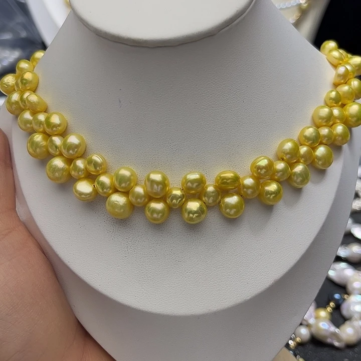 颈饰未镶嵌淡水珍珠