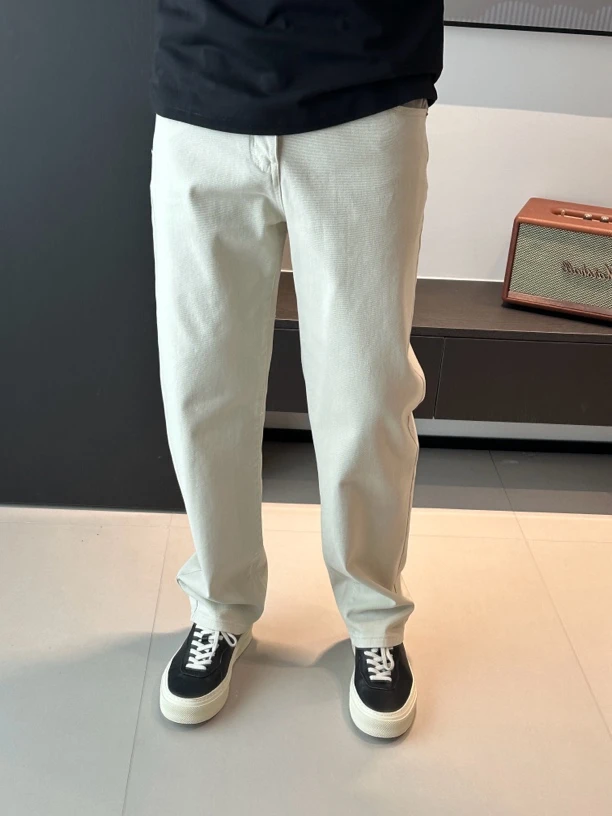CHUJIE韩版春夏百搭直筒弹力休闲牛仔裤