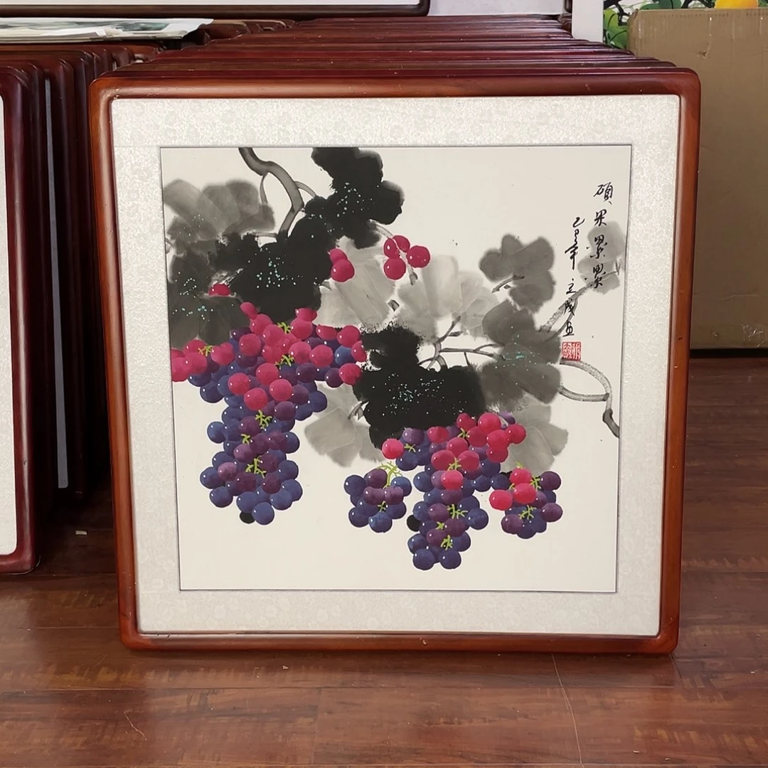 国画带框尺寸63*63厘米