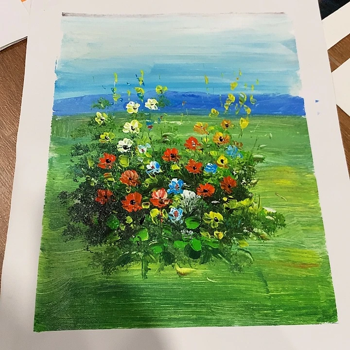 油画世界就在家夏季