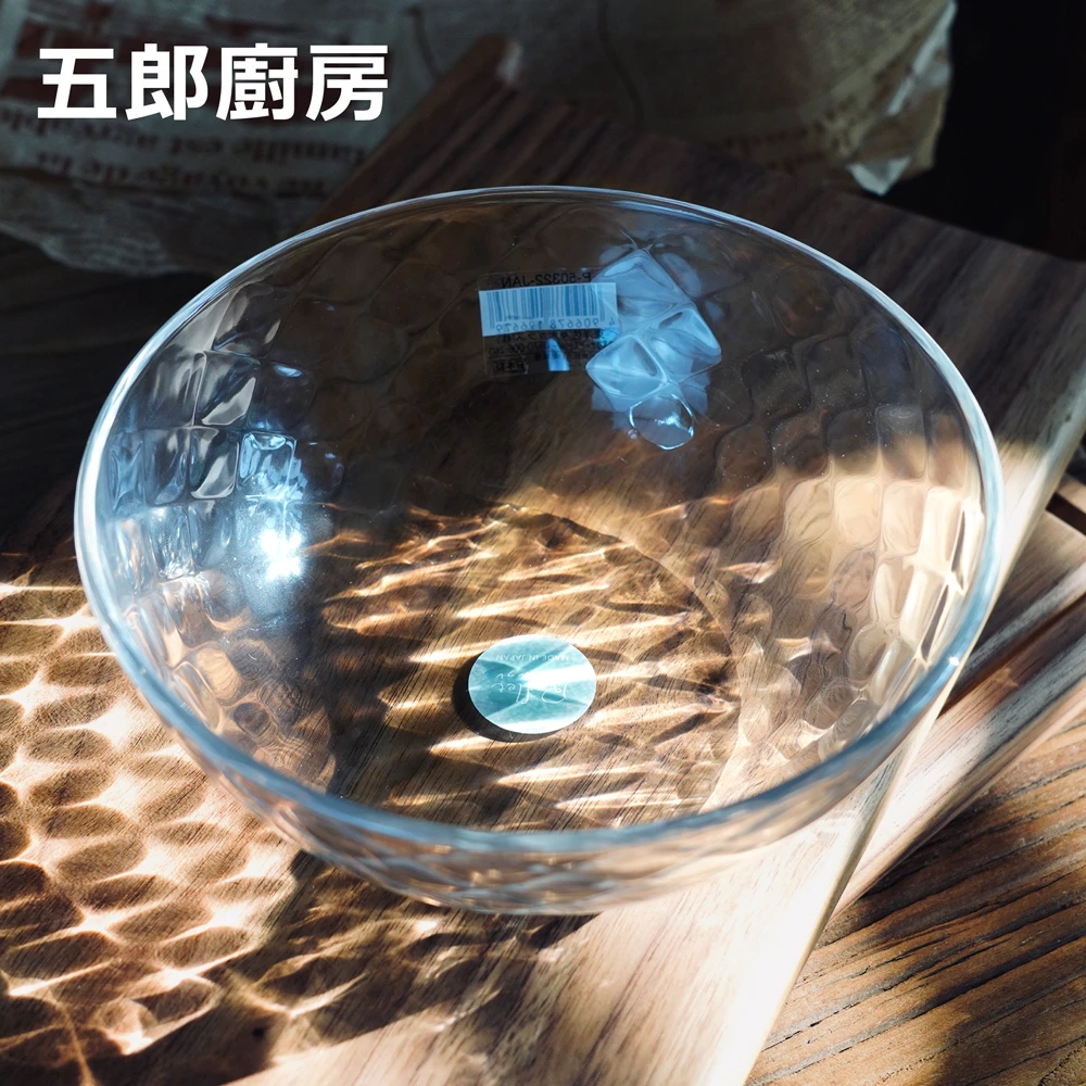 【满100-10】五郎 日本进口 高颜值玻璃钵 沙拉水果坚果碗手工制做