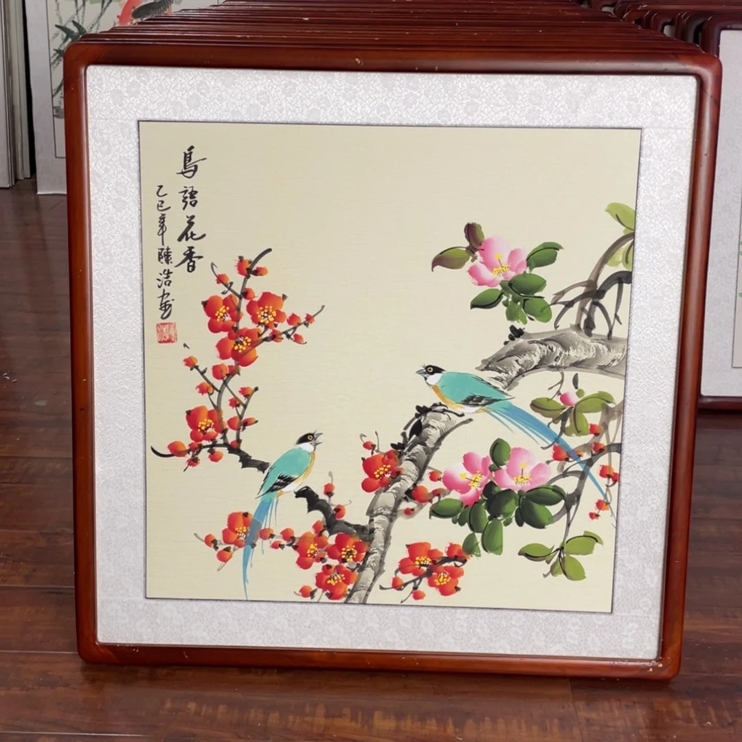 国画带框尺寸63*63厘米