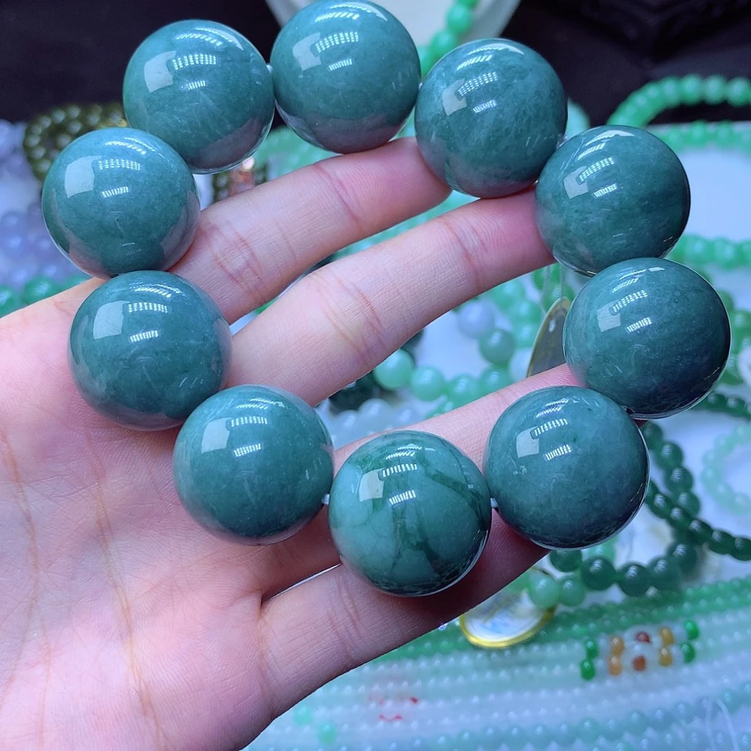 翡翠毛衣链未镶嵌