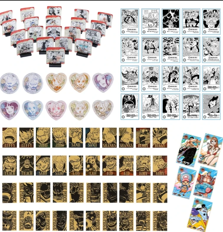 【海贼王】 JS夏日祭吧唧黄金卡立牌 盲盒代拆