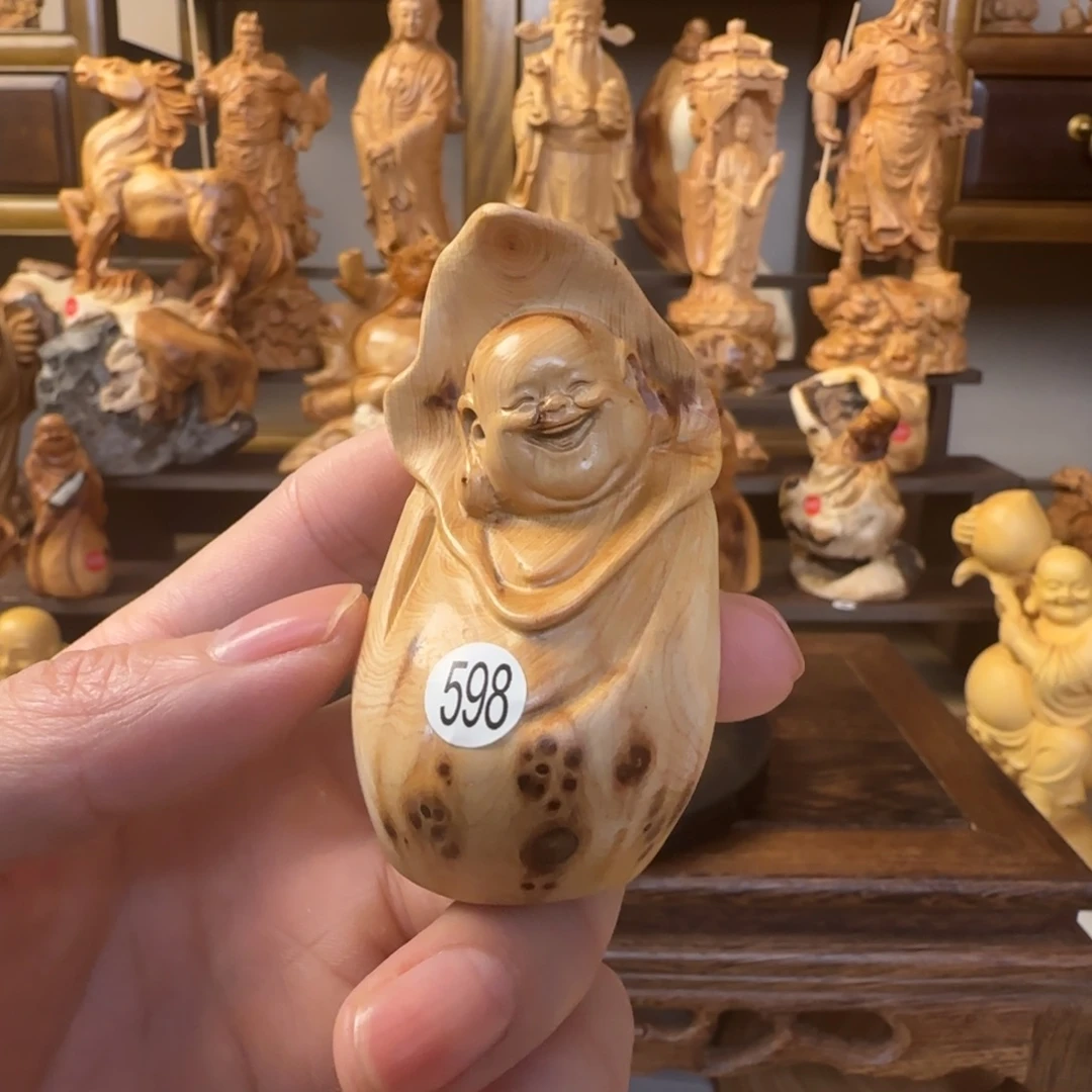 崖柏小木匠艺雕一物一拍