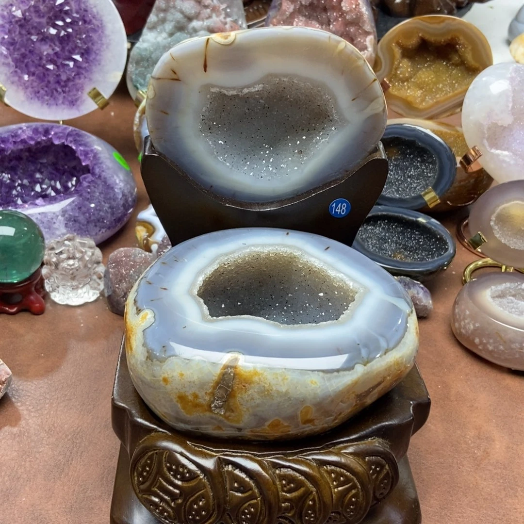 紫晶摆件未镶嵌水晶