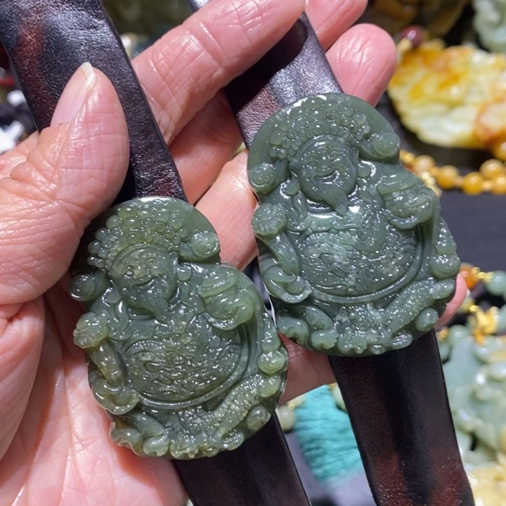 岫玉岫玉吊坠未镶嵌