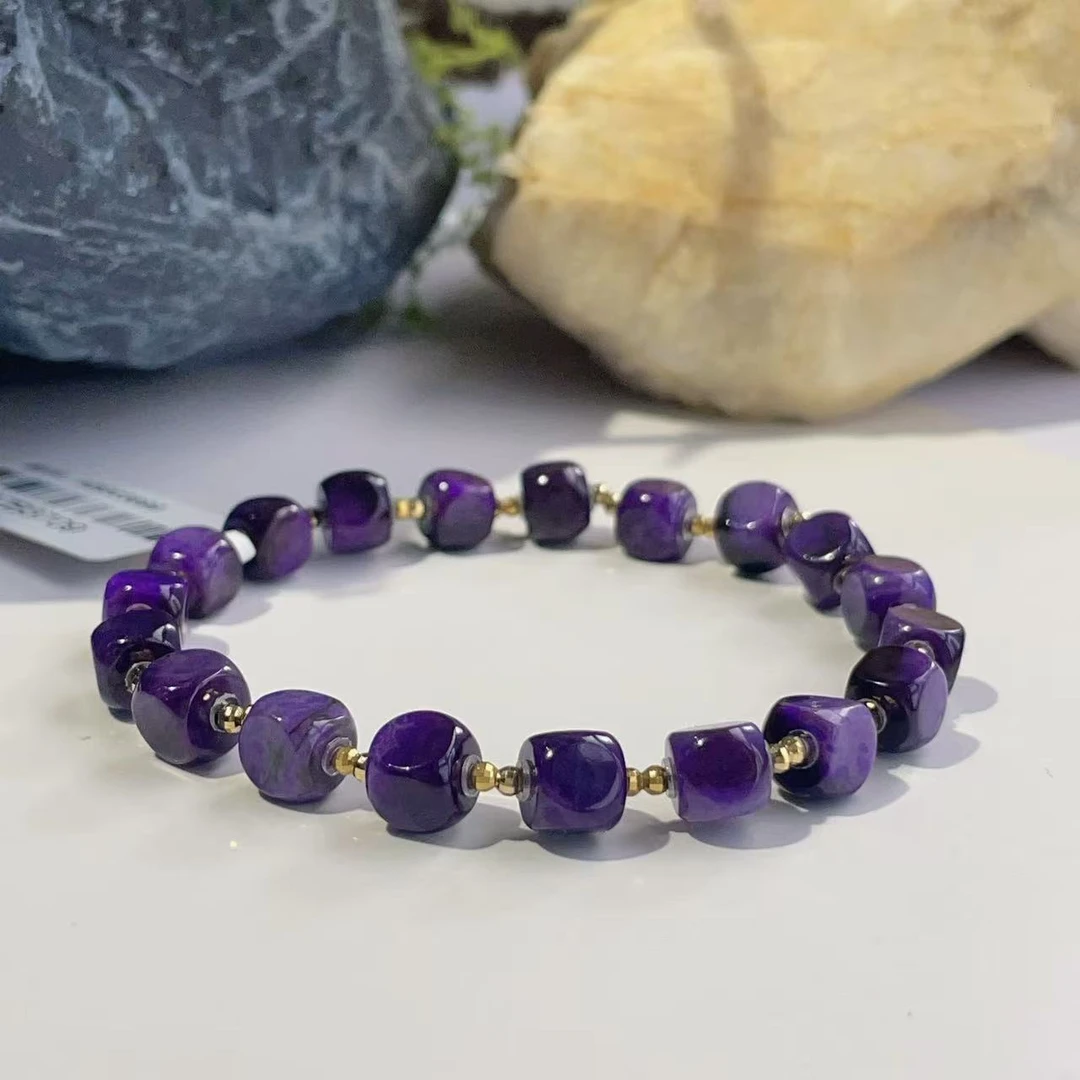 舒俱来皇家紫高阶单圈手链/18k/AZB3709精美