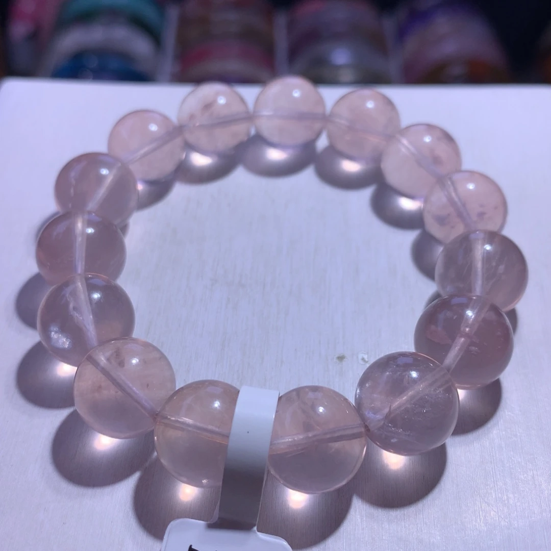 手绳水晶银S925镶嵌萤石14.3m